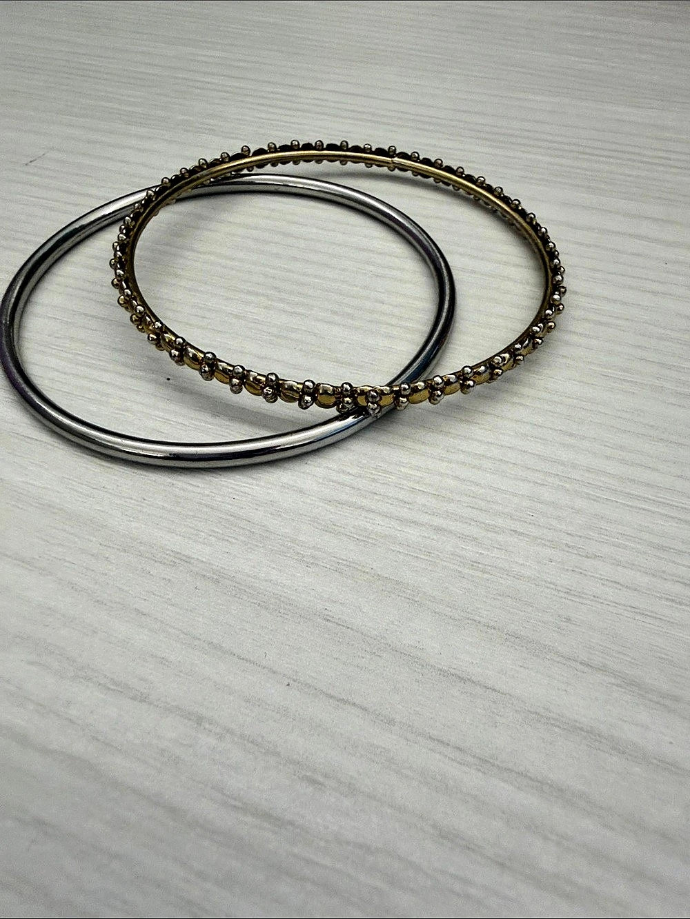 Gold & Silver Bracelet Set Like New